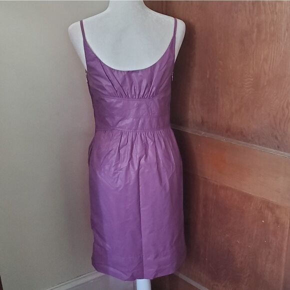 ARTHUR MENDONCA purple dress‎ side zip sleeveless 6 - Picture 4 of 7
